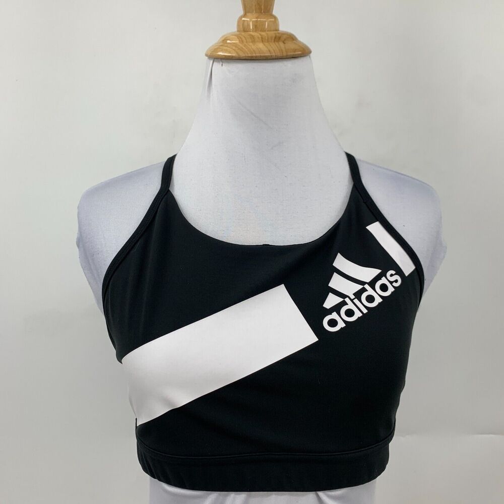 Adidas Flow Freely Disrupt 2.0 Sports Bra Women S Small Cutout Strappy Back Tank - Picture 4 of 11